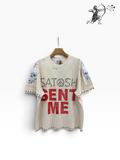 Satoshi Nakamoto Cream Satosho Sent Me  T-Shirt