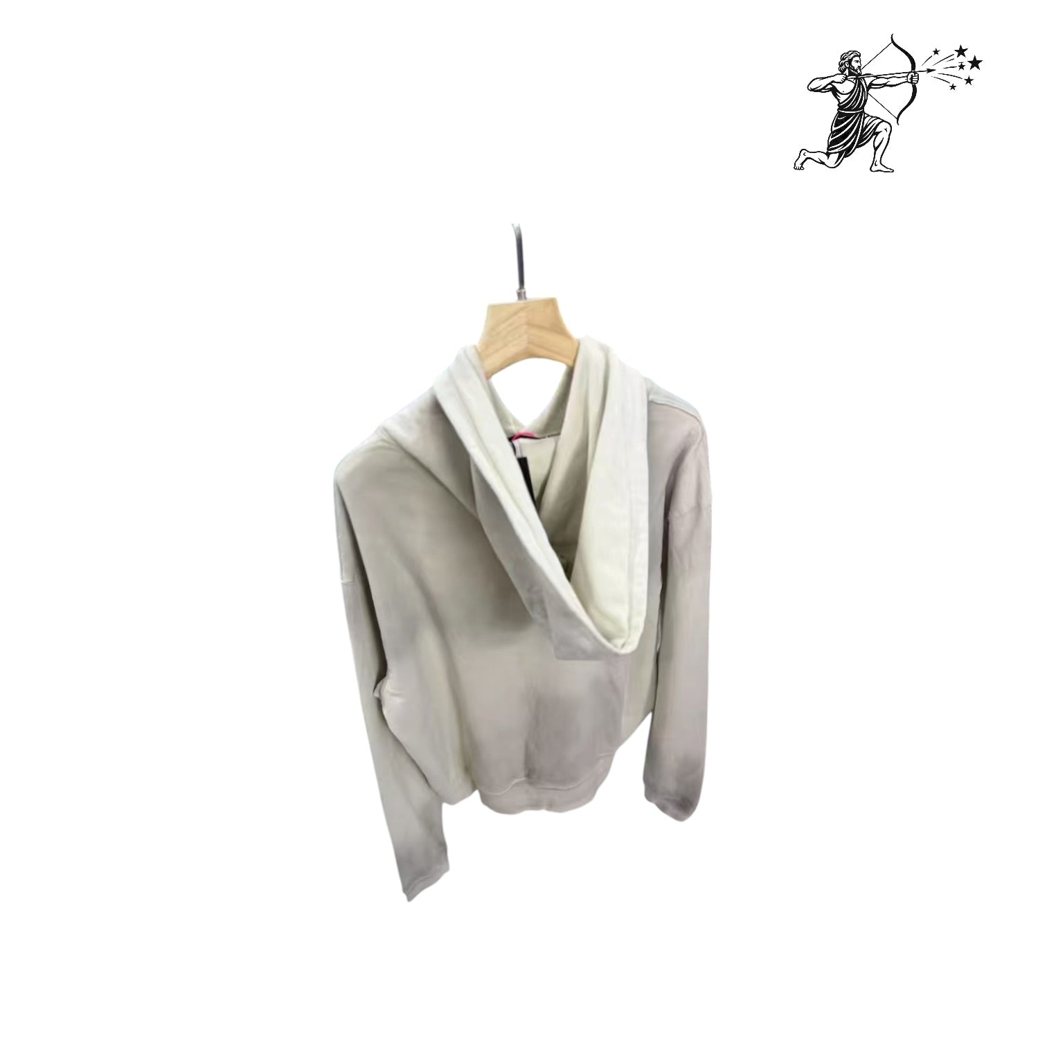Satoshi Nakamoto White Necklace Stone Pullover Hoodie