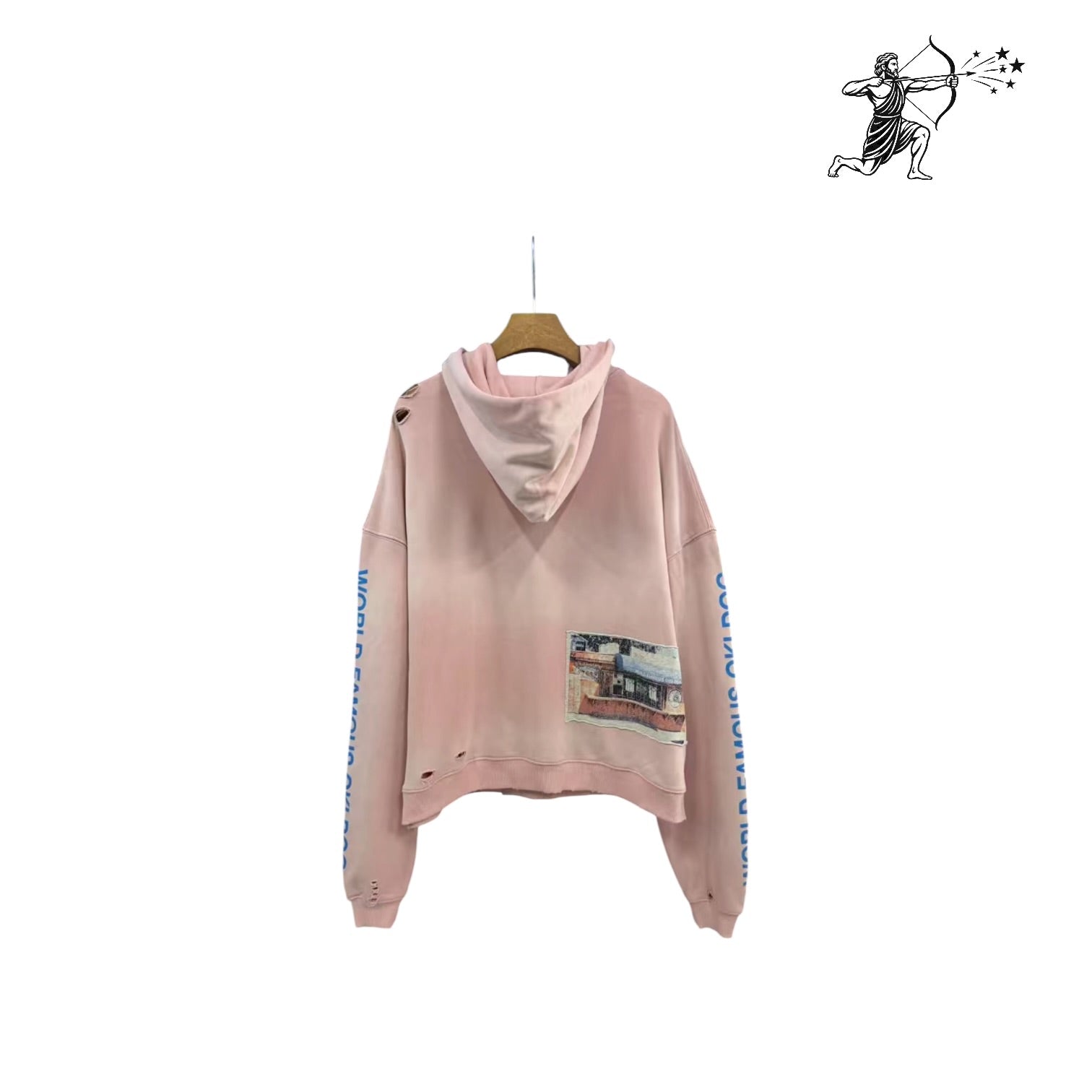Paly Hollywood Pink Oki Dog Pullover Hoodie