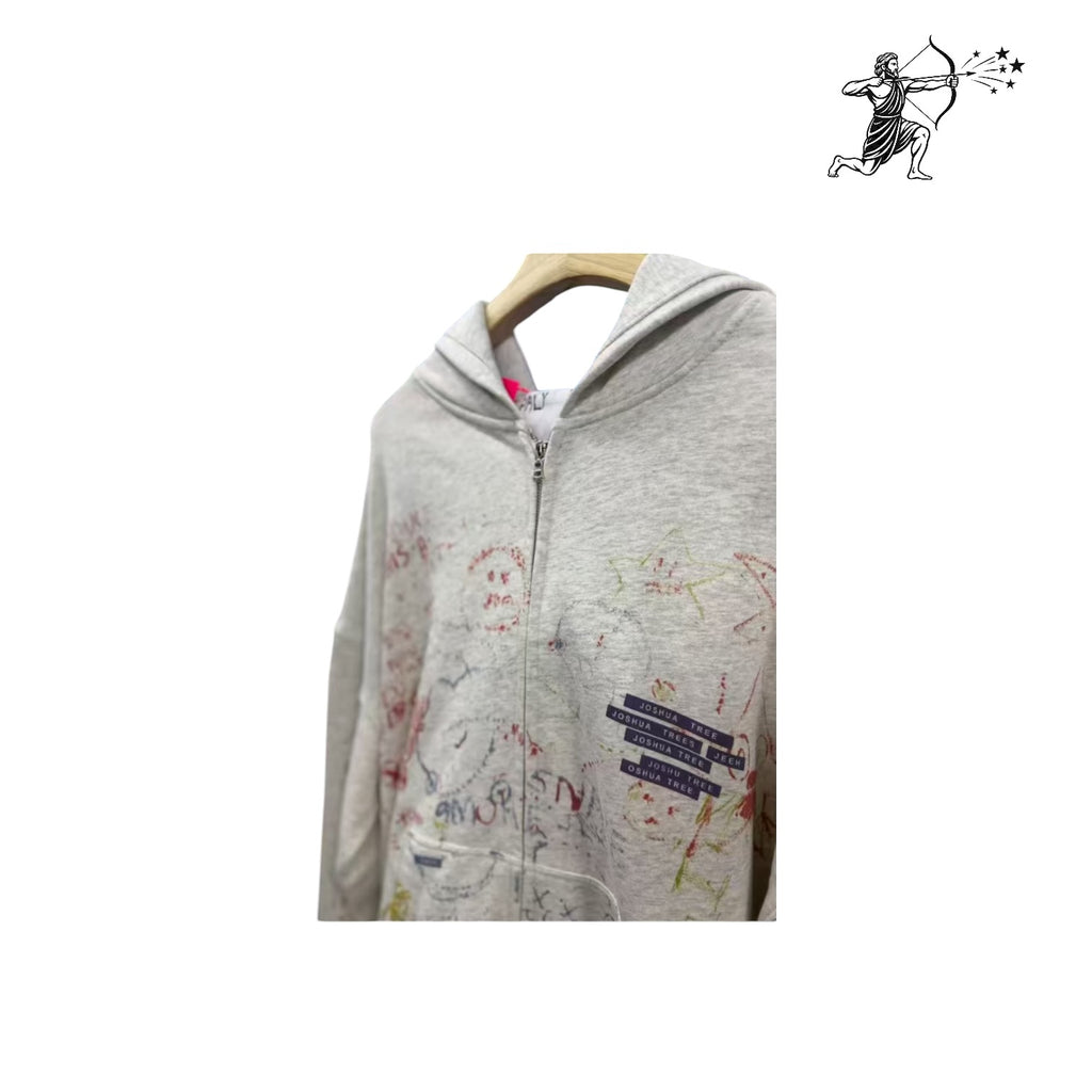 Paly Hollywood Joshua Tree Zip Up Hoodie