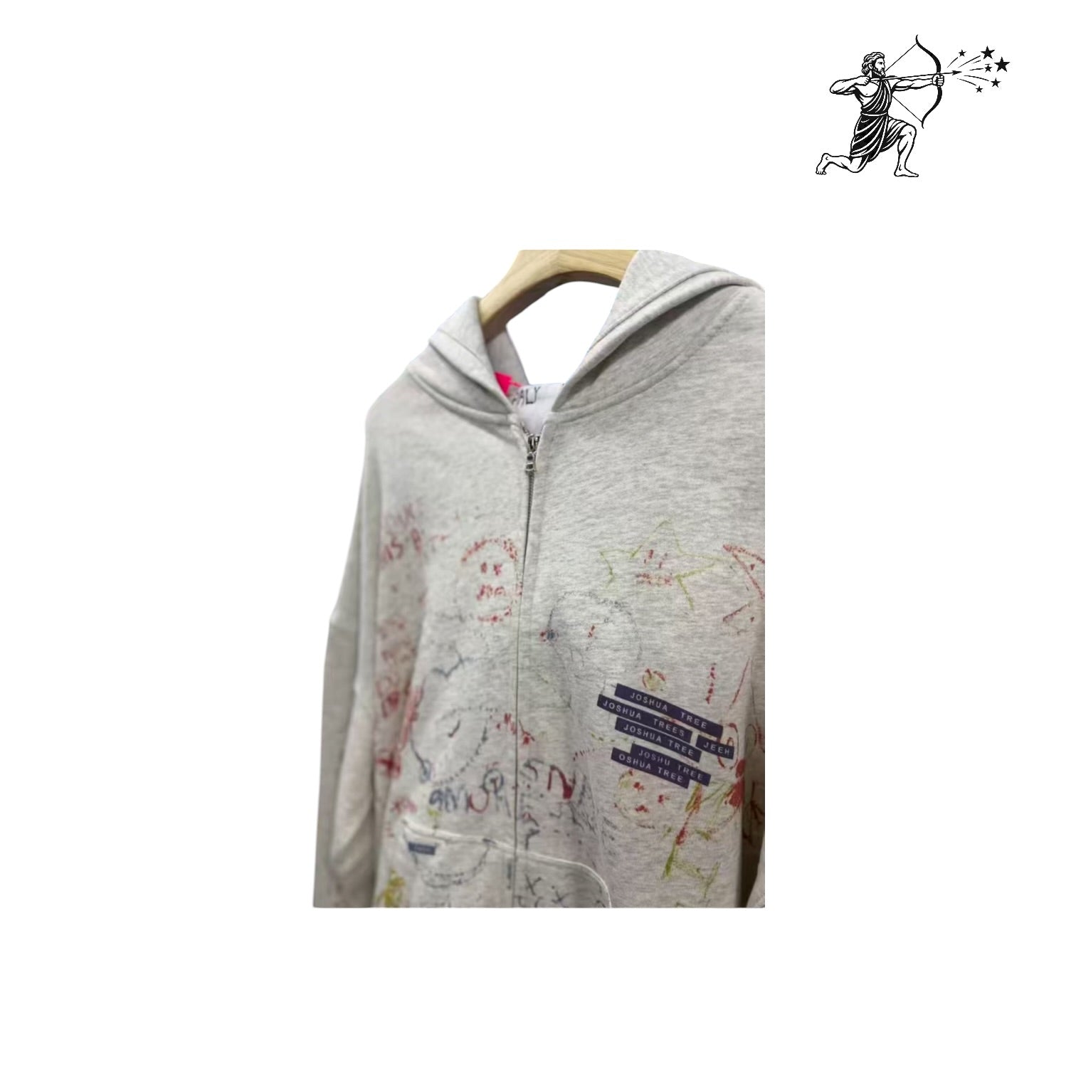 Paly Hollywood Joshua Tree Zip Up Hoodie